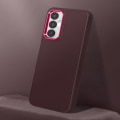 Miniatyrbild 3 av 6: Fodral till Samsung Galaxy A05s silikonkonturkamera Metallic Burgundy Lila