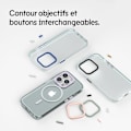 Pikkukuva 4 / 5: Kotelo - RhinoShield - iPhone 15 Pro - 3m suojaus - Kellastumisenkestävyys - Suuri läpinäkyvyys Transparent, svart
