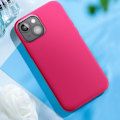 Miniatyrbillede 3 af 6: Coque til iPhone 15 Semi-rigid Indvendig Mikrofiber Hævede Kanter Moxie Fuchsia Rosa
