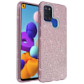 Pikkukuva 2 / 4: Suojakotelo - AVIZAR - Samsung Galaxy A21s - Hohtava - Vaaleanpunainen - Puoli-jäykkä Rosa