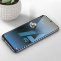 Pikkukuva 4 / 4: Suojaava kalvo - Samsung - Galaxy A40 - Taivutettavassa 9H - Iskunkestävä - Kirkas Transparent