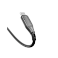Pikkukuva 4 / 5: USB-C -kaapeli USB-sarjaan, suojattu, lataus 60W ja synkronointi 480 Mbps, 50 cm, CYGNETT, musta Svart