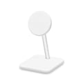 Pikkukuva 1 / 2: Langattoman Qi2 2-in-1 HiRise 2 Deluxe -lataustuen vaihtoehto MagSafe Twelve South Valkoinen Vit