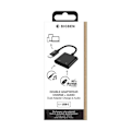 Miniatyrbillede 4 af 4: USB-C audioadapter - BigBen - 3.5mm - Opladning 60W - Kompakt 12cm - Sort