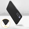 Pikkukuva 3 / 5: Sony Xperia 10 IV -kotelon kestävä silikonigeeli, pehmeä, joustava musta