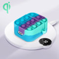 Miniatyrbillede 3 af 4: Airpods etui - AVIZAR - Bubble Pop - Silikone - Flerfarvet - 2 dele Flerfärgad