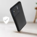 Pikkukuva 3 / 4: Xiaomi Redmi 10A -kotelon kestävä silikonigeeli, pehmeä joustava musta