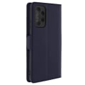 Miniatyrbild 2 av 4: Smartphonefodral - Samsung - Galaxy A52/A52 5G/A52s - Ekoleder i midnattsblå - Videostöd - Kortfack Midnattsblå