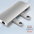 Miniatyrbillede 4 af 4: Hub USB C - Satechi - V2 - HDMI 4K - 3x USB - Ethernet - 60W