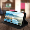 Pikkukuva 4 / 4: Kotelo - Xiaomi - Mi Note 10 Lite - Täyskotelo - Korttipidike - Tukitoiminto Svart