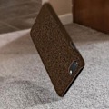 Pikkukuva 3 / 4: Coque - Apple - iPhone SE 2020 / 8 / 7 - Kova - Kangasviimeistely - Pyyhittävät jäljet kastanj