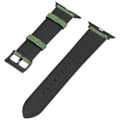 Miniatyrbillede 2 af 5: Rem til Apple Watch 41 mm / 40 mm og 38 mm lysegrøn tekstureret finish Ljusgrön