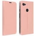 Miniatyrbillede 1 af 4: Housse - AVIZAR - Google Pixel 3A XL - Rosen guld - Fleksibel - Klap Rose guld