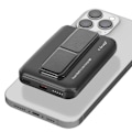 Miniatyrbild 2 av 5: Batteri Extern - LINQ - iPhone MagSafe 5000mAh - USB-C 20W - Videostöd - Svart Svart