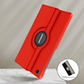 Miniatyrbillede 4 af 4: Tablet cover - AVIZAR - Samsung Tab A7 Lite - 360° drejeligt - Rød - Fuld beskyttelse Röd