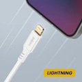 Miniatyrbild 4 av 5: USB till Lightning Snabbladdningskabel för iPhone Inkax Vit Vit