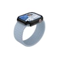 Pikkukuva 2 / 4: Suojakuori Apple Watch Series 10 46mm Snappie Slim Panzer Glass Musta läpinäkyvä Svart