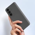 Pikkukuva 3 / 6: Samsung Galaxy A25 Soft Touch mattapintainen kotelo Bigben Black Svart