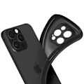 Miniatyrbillede 3 af 5: Case til iPhone 16 Pro Max Silikone Blød Tynd Let Sort Svart