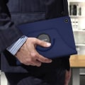 Miniatyrbillede 3 af 4: Etui til Samsung Galaxy Tab A7 10.4 2020 - AVIZAR - 360° Rotationset - Blå - Syntetisk - Voksen Blå
