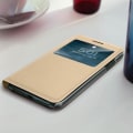 Miniatyrbild 2 av 4: iPhone 11 Pro Max Hölster - AVIZAR - Flipfodral - Hårdt Skaft - Gul - Visningsfönster Gul