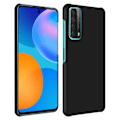Miniatyrbillede 1 af 4: Coque - ADVARSEL - Huawei P smart 2021 - Stødabsorberende hård beskyttelse - Sort - Tynd og let Svart