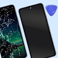Miniatyrbillede 4 af 4: LCD-skærm + berøringsglas til Motorola Edge 40 Neo med sort Motorola-chassis Svart