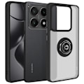 Miniatyrbillede 1 af 5: Coque til Xiaomi 14T Metallring Video Støtte Sort Svart