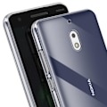 Miniatyrbild 4 av 5: Coque för Nokia 2.1 Silikon Mjuk Design Tunn Lätt Transparent Transparent