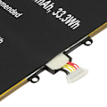 Miniatyrbild 3 av 3: Batteri för Google Nexus 10 Li-Polymer 3.7V 9000mAh 33.3Wh Ref SP3496A8H