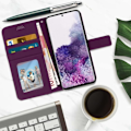 Pikkukuva 3 / 4: Samsung Galaxy S20 Plus - AVIZAR - Folio-kuori - Violet - Pehmeä kuori - Magneettisuljenta Lila