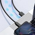 Pikkukuva 3 / 6: USB-USB-C-kaapeli - MOTOROLA - 1m - Musta - Lataus ja tiedonsiirto - Yhteensopiva kaikkien puhelimien kanssa Svart