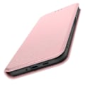 Miniatyrbillede 2 af 5: Etui til Samsung Galaxy A16 Flip Card Holder og Video Holder Champagne Pink Rosa