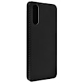 Miniatyrbillede 2 af 4: Hus til Sony Xperia 10 III - AVIZAR - Kortholder med håndledsrem - Sort Carbon-effekt Svart