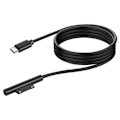 Pikkukuva 2 / 5: 45 W USB-C-latauskaapeli Surface Pro 7:lle, Pro 6:lle, Pro 5:lle, Pro 4:lle, Pro 3:lle ja Golle