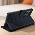 Miniatyrbillede 3 af 6: Etui til Samsung Galaxy S24 Ultra - AVIZAR - Chesterfield Series - Pung og videoholder - Blå Blå