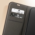 Pikkukuva 4 / 5: Ylellinen kotelo iPhone 14 Plus Elegant Design -korttikotelolle 4G Guess Pattern Ruskea kastanj