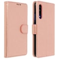 Miniatyrbild 1 av 4: Etui - AVIZAR - Xiaomi Mi A3 - Heltäckande Fodral - Kortfack - Videostöd Funktion - Roséguld Champagne rosa