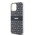 Miniatyrbillede 3 af 6: DKNY Mønster Sorte TPU Blød MagSafe Dækning til iPhone 12 / 12 Pro Svart