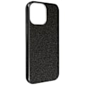 Pikkukuva 1 / 4: Suojakuori - AVIZAR - iPhone 13 Mini - Puoli-joustava silikoni - Irrotettavat glitterit - Musta Svart