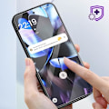 Miniatyrbillede 4 af 5: Hærdet glas - FORCE GLASS - Google Pixel 9/9 Pro - Modstandsdygtig 9H+ - 2.5D beskyttelse - Anti-eksplosion Transparent