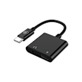 Miniatyrbillede 1 af 4: USB-C audioadapter - BigBen - 3.5mm - Opladning 60W - Kompakt 12cm - Sort