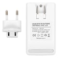 Miniatyrbild 3 av 4: Universalladdare - Vit - LED-indikator - Laddar 2 batterier - USB-ingång Vit