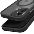 Miniatyrbillede 2 af 6: Coque MagSafe til iPhone 11 Mat Frostet Bag Kontur Sort Svart