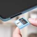 Miniatyrbillede 3 af 4: Samsung Galaxy A32 5G erstatnings-SIM-kortbakke Blå