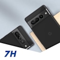 Miniatyrbillede 3 af 5: 4x kamerafilm til Google Pixel 7 Pro Hybrid Glass 7H 3mk Transparent