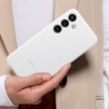 Miniatyrbild 3 av 6: Samsung S24 Plus Fodral Flip Touch Window Smart View Samsung ljusgrå Grå