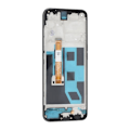 Miniatyrbillede 2 af 4: LCD-skærm + berøringsglas til Oppo A53s - AVIZAR - Sort - Hærdet glas - Formonteret på chassis - Android Svart