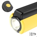 Miniatyrbillede 4 af 5: Ekstern batteri 8000 mAh lommelygte kabel 3 i 1 LinQ gul Gul