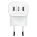 Miniatyrbild 2 av 5: Laddare 67W 3 USB-C portar Power Delivery Kompakt Design Belkin Vit Vit